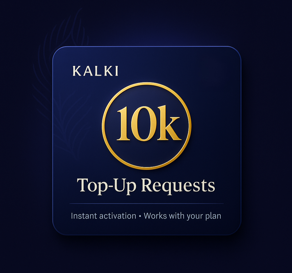 Kalki Top-Up Requests 10K