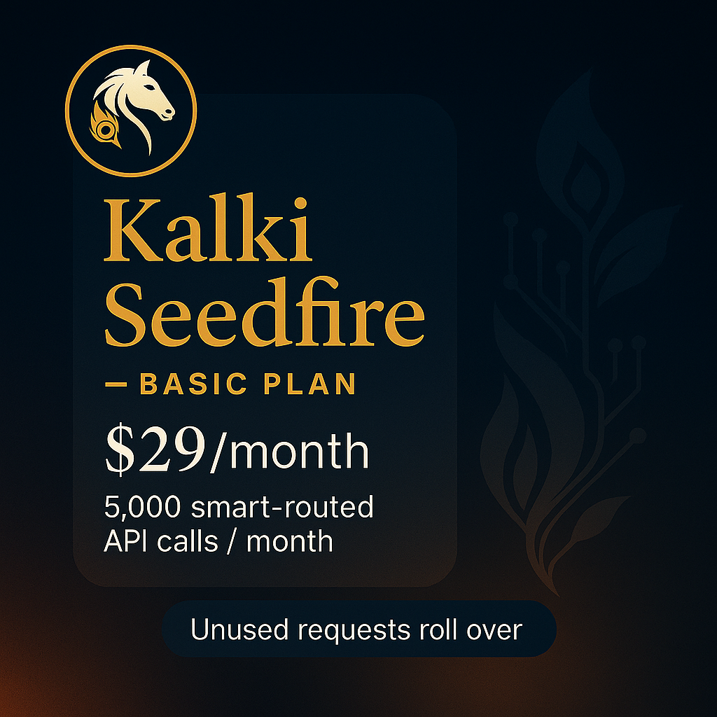 Kalki Seedfire - Basic Plan
