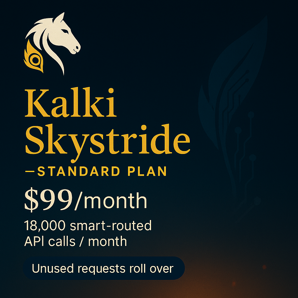 Kalki Skystride - Standard Plan